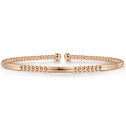 Sale Gabriel & Co. 14K Rose Gold Bujukan Open Bangle