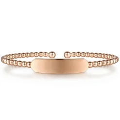 Outlet Gabriel & Co. 14K Rose Gold Bujukan Personalized Bangle