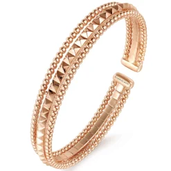 Sale Gabriel & Co. 14K Rose Gold Bujukan Pyramid Bangle