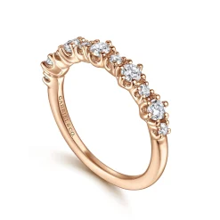 Online Gabriel & Co. 14K Rose Gold Diamond Anniversary Band - 0.5 ct