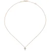 New Gabriel & Co. 14K Rose Gold Diamond Cross Necklace