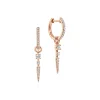 Sale Gabriel & Co. 14K Rose Gold Diamond Earrings