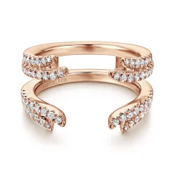Online Gabriel & Co. 14K Rose Gold Diamond Ring Enhancer - 0.5 ct