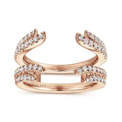 Online Gabriel & Co. 14K Rose Gold Diamond Ring Enhancer - 0.5 ct