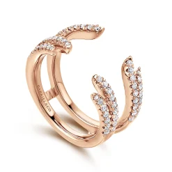 Online Gabriel & Co. 14K Rose Gold Diamond Ring Enhancer - 0.5 ct