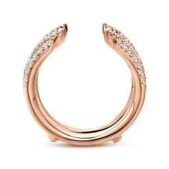 Online Gabriel & Co. 14K Rose Gold Diamond Ring Enhancer - 0.5 ct