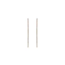 Online Gabriel & Co. 14K Rose Gold French Pave 60mm Round Inside Out Diamond Classic Hoop Earrings