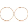 Online Gabriel & Co. 14K Rose Gold French Pave 50mm Round Inside Out Diamond Hoop Earrings