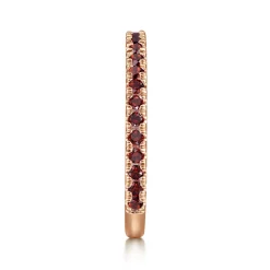 Sale Gabriel & Co. 14K Rose Gold Garnet Stackable Ring