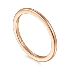 Outlet Gabriel & Co. 14K Rose Gold 1.3mm Mini Spacer Band