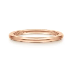 Discount Gabriel & Co. 14K Rose Gold 1.5mm Mini Spacer Band
