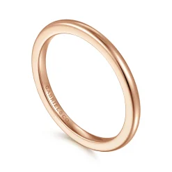 Discount Gabriel & Co. 14K Rose Gold 1.5mm Mini Spacer Band