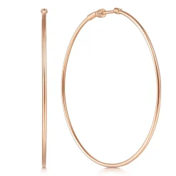 Online Gabriel & Co. 14K Rose Gold 60mm Round Classic Hoop Earrings