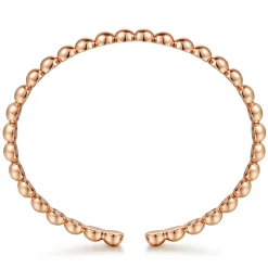Outlet Gabriel & Co. 14K Rose Gold Open Bujukan Cuff Bracelet