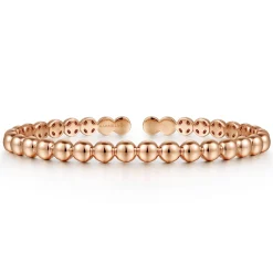 Outlet Gabriel & Co. 14K Rose Gold Open Bujukan Cuff Bracelet