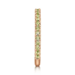 Outlet Gabriel & Co. 14K Rose Gold Peridot Stackable Ring