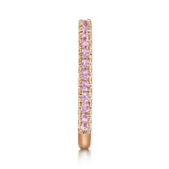 Online Gabriel & Co. 14k Rose Gold Pink Sapphire Stackable Ring