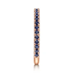 Hot Gabriel & Co. 14K Rose Gold Sapphire Stackable Ring