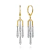 Hot Gabriel & Co. 14K White and Yellow Gold Diamond Drop Chandelier Earrings