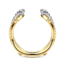 Online Gabriel & Co. 14K White and Yellow Gold Diamond Ring Enhancer - 0.55 ct