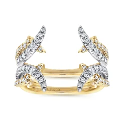 Online Gabriel & Co. 14K White and Yellow Gold Diamond Ring Enhancer - 0.55 ct