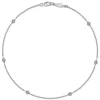 Sale Gabriel & Co. 14K White Gold Ankle Bracelet with Marquise Shaped Diamond Stations