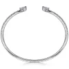 Outlet Gabriel & Co. 14K White Gold Arrow Diamond Cuff Bracelet