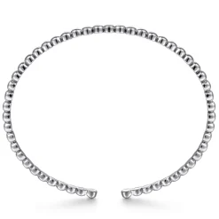 Clearance Gabriel & Co. 14K White Gold Beaded Cuff Bracelet