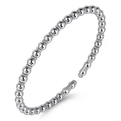 Gabriel & Co. 14K White Gold Bujukan Bangle