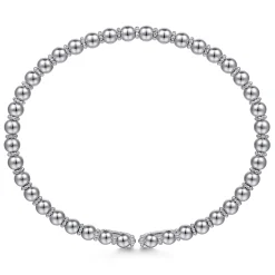 Gabriel & Co. 14K White Gold Bujukan Bangle