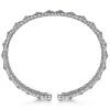 Outlet Gabriel & Co. 14K White Gold Bujukan Cuff Bracelet