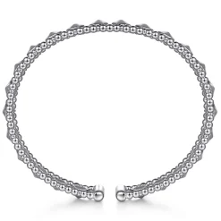 Outlet Gabriel & Co. 14K White Gold Bujukan Cuff Bracelet