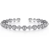 Gabriel & Co. 14K White Gold Bujukan Cuff Bracelet
