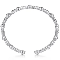 Gabriel & Co. 14K White Gold Bujukan Cuff Bracelet