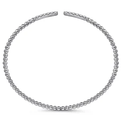 Discount Gabriel & Co. 14K White Gold Bujukan Diamond Bars Bangle