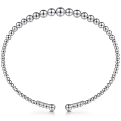 Discount Gabriel & Co. 14K White Gold Bujukan Open Bangle