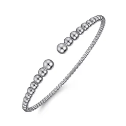 Online Gabriel & Co. 14K White Gold Bujukan Open Bangle