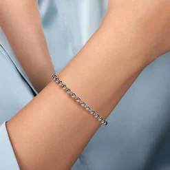 Discount Gabriel & Co. 14K White Gold Bujukan Open Bangle