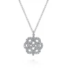 Discount Gabriel & Co. 14K White Gold Celtic Knot Diamond Pendant Necklace