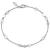 Hot Gabriel & Co. 14K White Gold Chain Bracelet with Flat Rhombus Stations