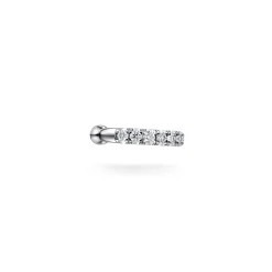Discount Gabriel & Co. 14K White Gold Classic Diamond Earcuff Earrings- No Hinge