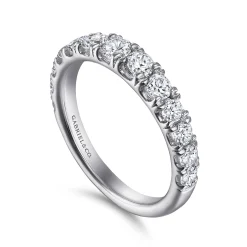 Clearance Gabriel & Co. 14K White Gold Diamond Anniversary Band - 1 ct