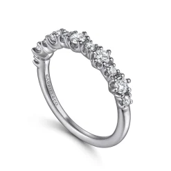 Outlet Gabriel & Co. 14K White Gold Diamond Anniversary Band - 0.5 ct