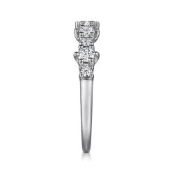 Outlet Gabriel & Co. 14K White Gold Diamond Anniversary Band - 0.5 ct
