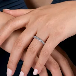 Clearance Gabriel & Co. 14K White Gold Diamond Anniversary Band - 1 ct