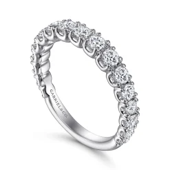 Clearance Gabriel & Co. 14K White Gold Diamond Anniversary Band - 1 ct