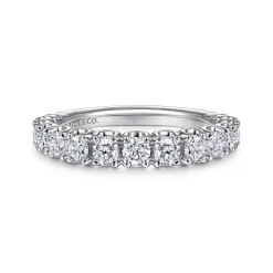 Clearance Gabriel & Co. 14K White Gold Diamond Anniversary Band - 1 ct