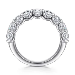 Best Gabriel & Co. 14K White Gold Diamond Anniversary Band - 1.6 ct