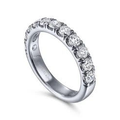 Best Gabriel & Co. 14K White Gold Diamond Anniversary Band - 1.65 ct