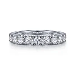 Best Gabriel & Co. 14K White Gold Diamond Anniversary Band - 1.65 ct
